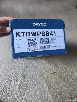 distribuție plus pompa de apă Dayco. Audi, Volkswagen, Seat, Skoda 