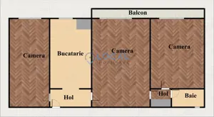 Apartament 3 camere | Semidecomandat | Gheorgheni