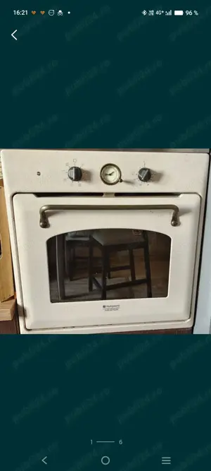 Cuptor si plita gaze incorporabil Hotpoint Ariston Traditional FT 850. - imagine 3