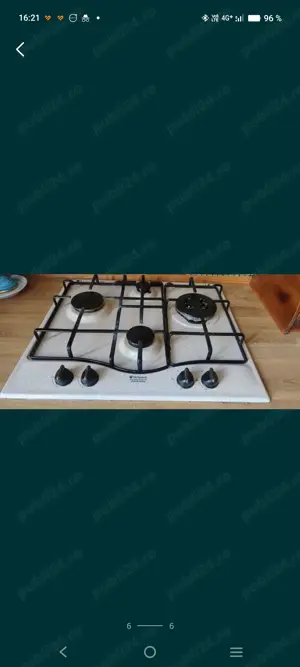 Cuptor si plita gaze incorporabil Hotpoint Ariston Traditional FT 850. - imagine 5