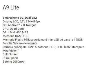 Smartphone Allview A9 lite si incarcator - imagine 4