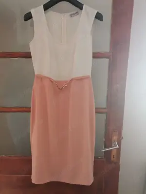 Compleu rochie midi si sacou - imagine 3