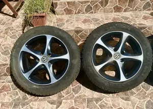 Jante Aliaj 16+ Cauciuc Continental 205-55-16 - Volkswagen