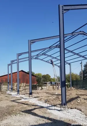 vând hală metalică de pe stoc la preț de producător  - imagine 2