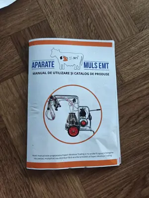 Aparat de muls vaci cu un post, un bidon aluminiu de 20l - imagine 2