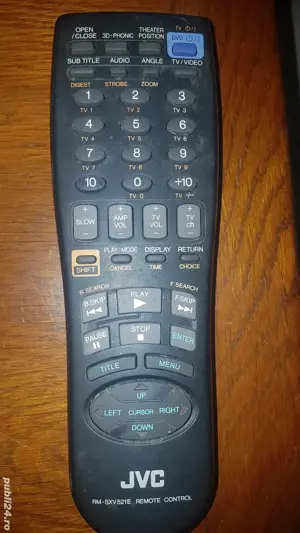 Telecomanfa DVD JVC