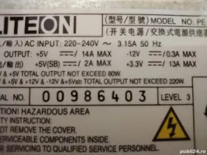 vând sursă PC liteon  - imagine 4