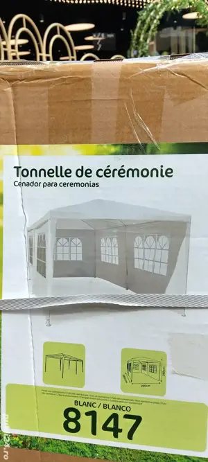 Pavilion 3x6 m, cu pereți - nou, sigilat 