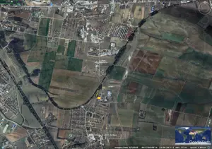 Teren intravilan 5000 mp, str. Aeroportului, Cârcea   52 m deschidere - imagine 2