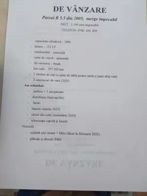 VW Passat-B5.5-de vânzare 