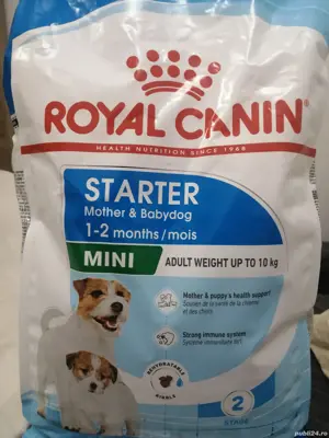 Vând bobite Royal Canin starter mini