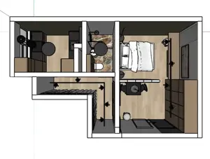 Armeneasca - Mantuleasa garsoniera etaj 3 cu centrala proprie constructie 1950 - imagine 4 Armeneasca - Mantuleasa garsoniera etaj 3 cu centrala proprie constructie 1950 - imagine 4