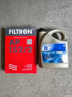 Filtru aer AP152/2 + ulei motor 5W30, GM, Opel