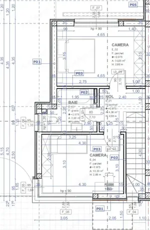 Duplex 3 camere, Su = 84,4 mp, St= 369,5 mp, Mosnita Noua - imagine 3