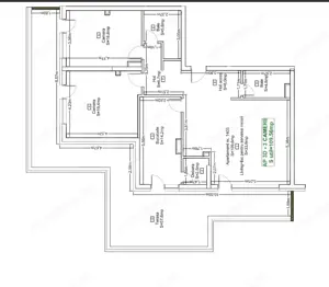 Penthouse cu 3 camere, terasă panoramică de 56 mp și priveliște superbă ,Zorilor