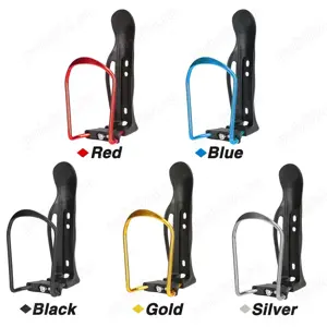 Suport ajustabil aluminiu cadru bicicleta mtb cursiera bidon sticlă hidratare - imagine 2