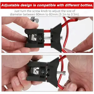 Suport ajustabil aluminiu cadru bicicleta mtb cursiera bidon sticlă hidratare - imagine 4