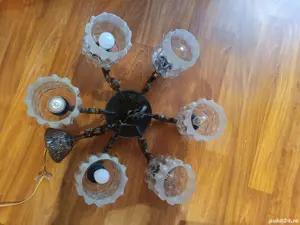 Candelabru vintage din Bronz