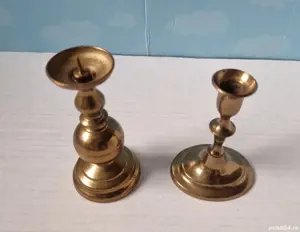 Lot sfeșnice din bronz - imagine 4
