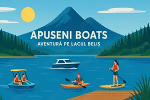 Centru agrement Apuseni Boats plimbari cu Vaporasul pe Lacul Belis