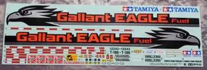 Sticker mare Tamiya Gallant Eagle
