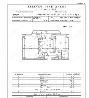 Vânzare apartament 2 camere decomandat 