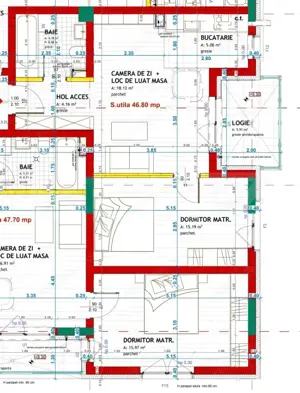 2 camere mobilat nou, bloc premium cu lift,parcare, strada Eroilor! - imagine 10