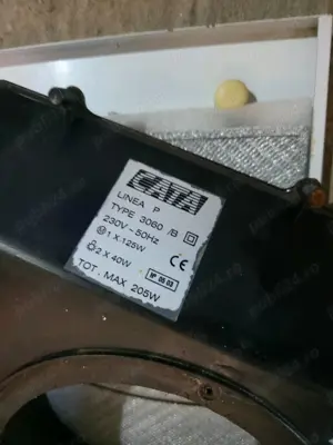 motor ventilator pentru hota 3 trepte 125w  - imagine 2