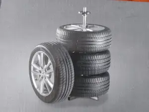 Suport roti auto, depozitare 4 anvelope, pana la 285 mm latime - imagine 2