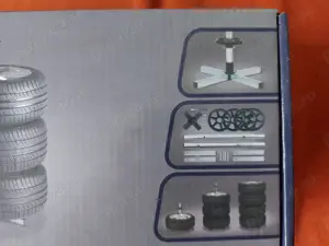 Suport roti auto, depozitare 4 anvelope, pana la 285 mm latime - imagine 3