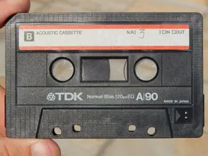 Caseta audio TDK A90 low noise high output (fab Japonia) inregistrata - imagine 3