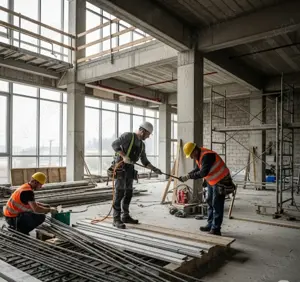 Angajam muncitor calificat in constructii , finisaje interioare.