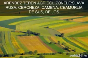 Preluam Teren Agricol in arenda