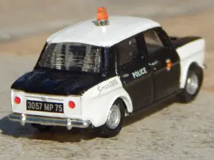 Macheta masina de politie Simca 1000 Norev Franta scara 1:86 - imagine 4