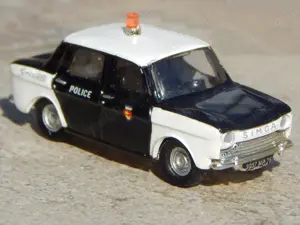 Macheta masina de politie Simca 1000 Norev Franta scara 1:86 - imagine 3
