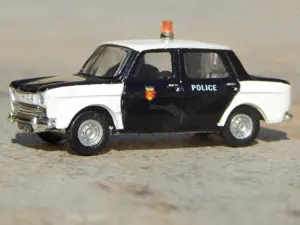 Macheta masina de politie Simca 1000 Norev Franta scara 1:86 - imagine 2