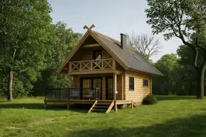 Constructii moderne pe structura din lemn - imagine 5