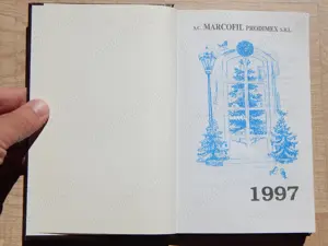 Agenda 1997 SC Marcofil Prodimex SRL nefolosita - imagine 4