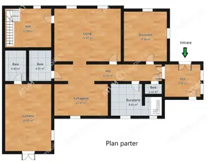 Casa cu 6 camere si 961 mp teren in zona Trei Stejari din Sibiu - imagine 3