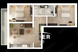 COMISION 0%-  Apartamente 3 camere  Rezidențial NOU | Doamna Stanca - imagine 3