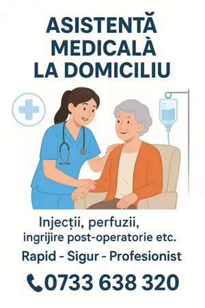 Asistenta medicala la domiciliu-perfuzii-escare-sonda-drenaj