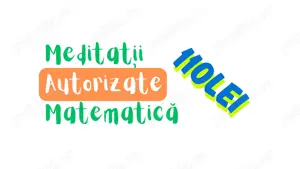 Profesor Matematică   Informatică ONLINE: Meditații Autorizate - Orice Nivel