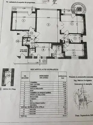 Universitate, apartament 4 cam 104 mp - imagine 18