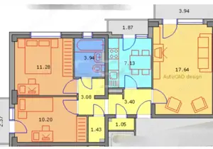 3 camere ,7/10, Politehnica-Str. Arinii Dornei.