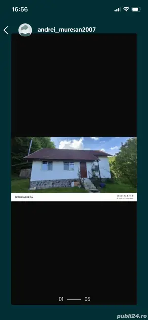 Vand casa de vacanta cu CF