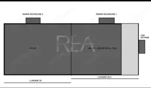 Hala 970 m.p. + 200m.p. Birouri | Temperatura controlata | Pallady/Oxigenului - imagine 12