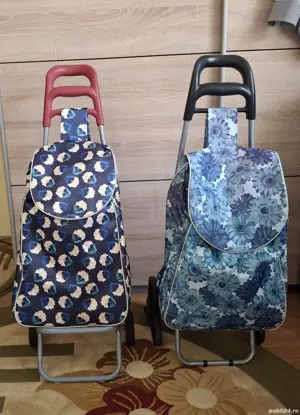 2 Carucioare Troler cumparaturi 