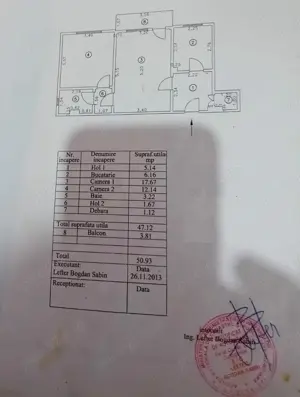 Apartament doua camere semidecomandate, etaj 2 din 4, Micro 17 - imagine 2