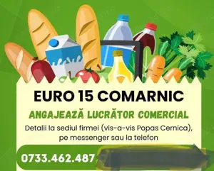 Angajam vânzătoare magazin alimentar