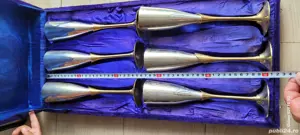 Set de pahare șampanie Argint - imagine 2